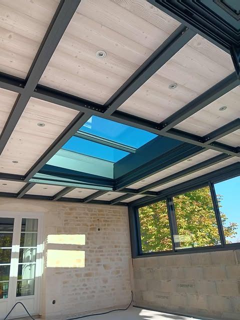 Extension EXTANXIA à toit plat, finition bois — photo 2