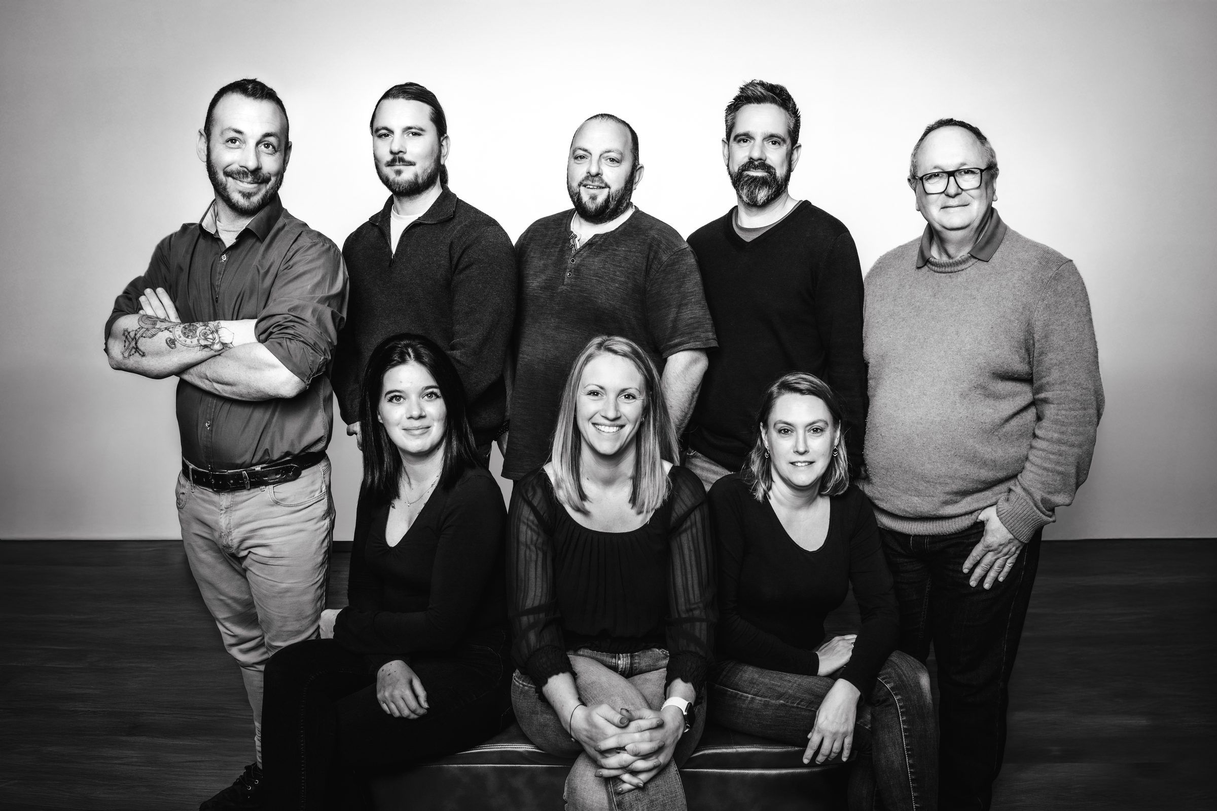 L’équipe du bureau et du showroom de Fenêtres & Vérandas LUZ à Jonzac
