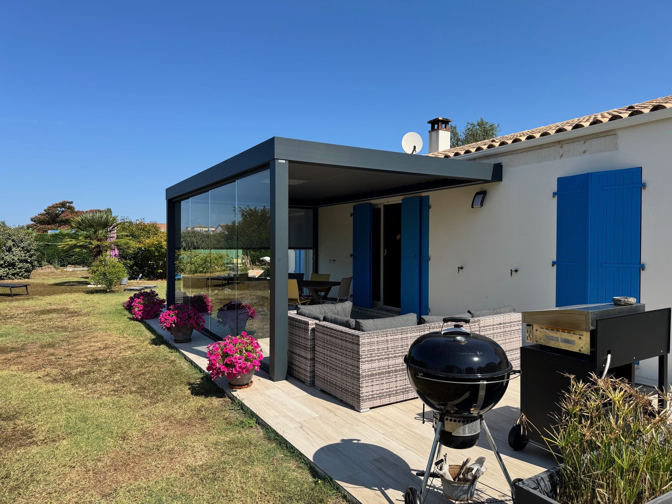 Pergola bioclimatique sur l’île d’Oléron — Île d’Oléron